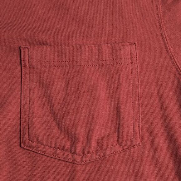 Duluth Men's Medium Standard Fit Long Tail Short Sleeve Tee Shirt in Rust, NEW - Picture 6 of 8